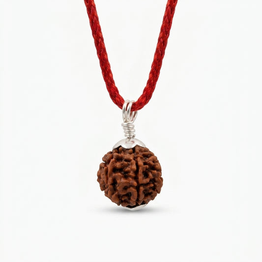7 mukhi rudraksha in 92.5 silver